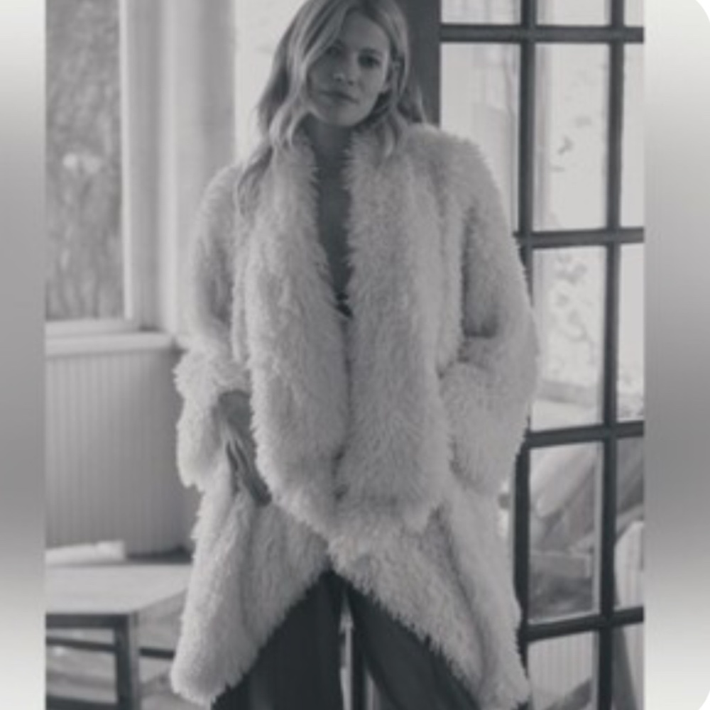Brand New Daily Practice by Anthropologie Faux- Fur Jacket